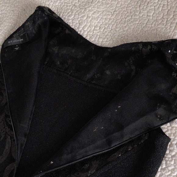 St John Dress Size 10 Black - Picture 16 of 16